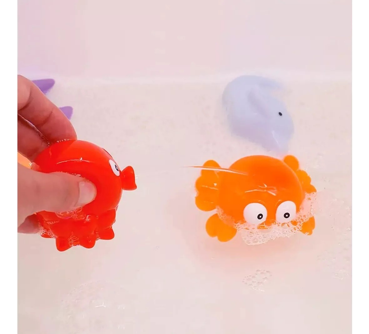 Animales De Goma Para Baño Ludi Aspergeurs Mer X12 Pcs +10