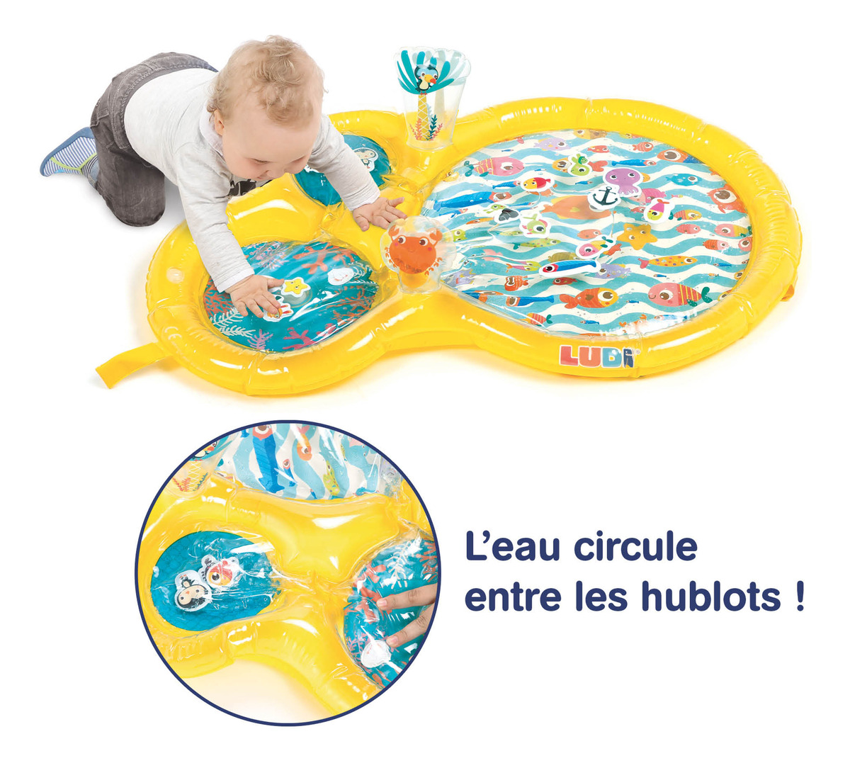 Alfombra Agua Maxi Bebe Ludi Mundo Marino Didactico Trex