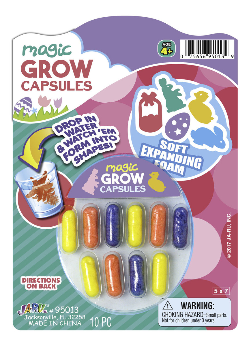Set Cápsulas Mágicas X10 Magic Grow Crecen En Agua Ja-ru Tx