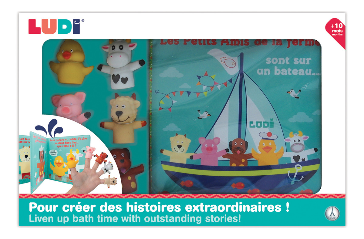 Libro Bebe Marionetas Hora Del Baño Juego Diversion Ludi Tx