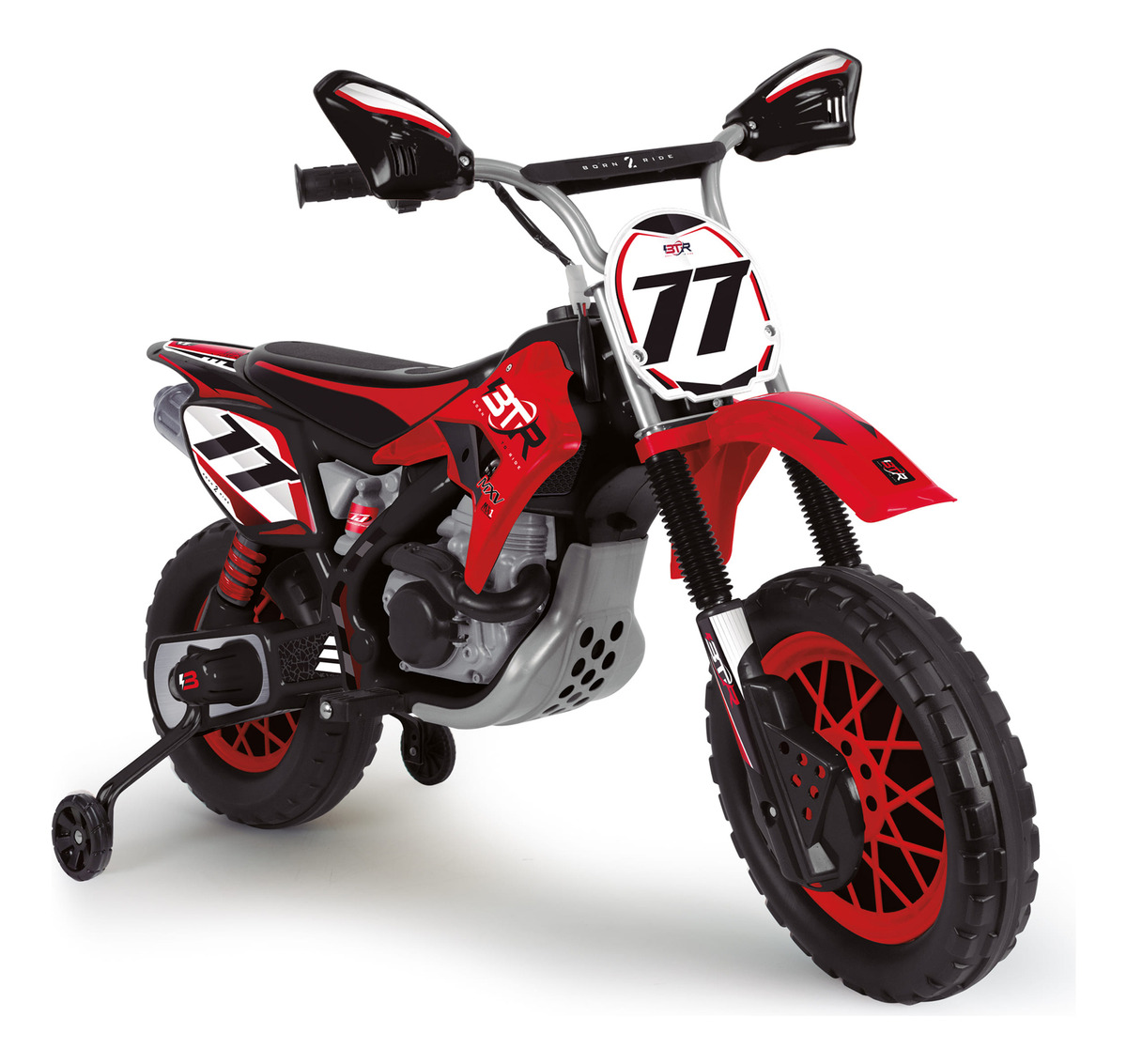 Moto Cross Injusa Motito Bateria Ruedas Infantil Calidad Tx