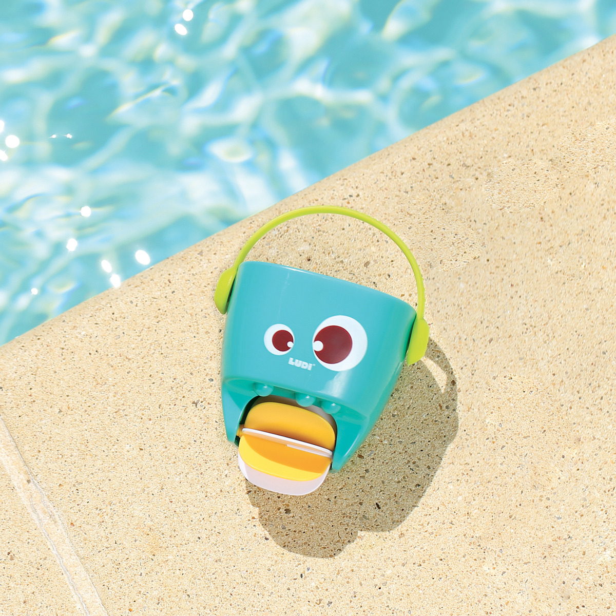 Juguete De Agua Balde Didactico Bebe Piscina Baño Ludi Trex