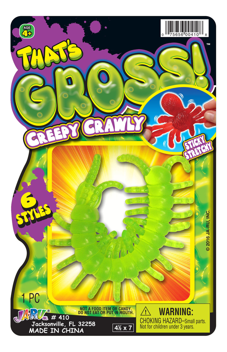 Bichitos Estirables Goma Juguete Ja Ru Gel Calidad Trex