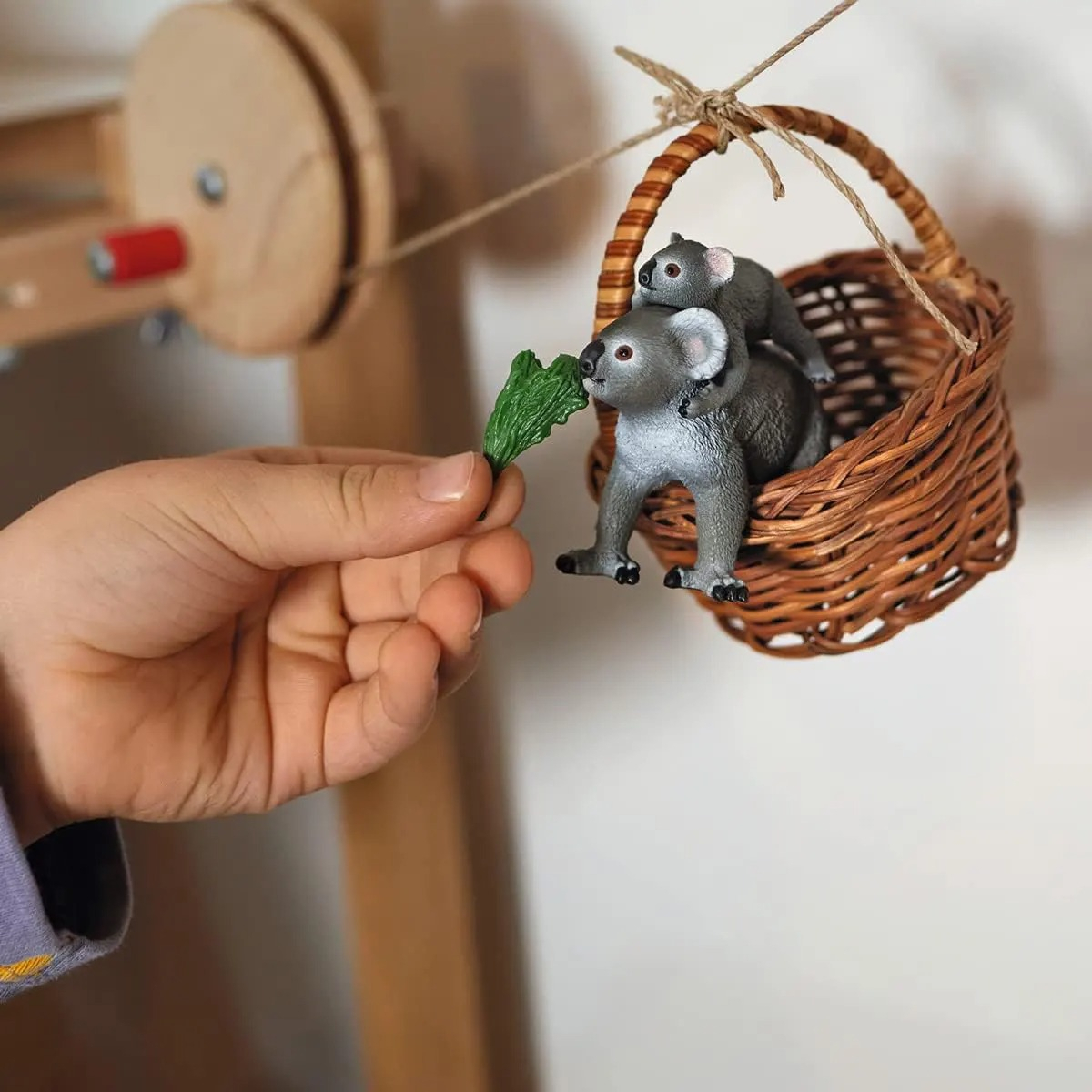 Figura Coleccionable Schleich Madre Koala Con Bebe 3p