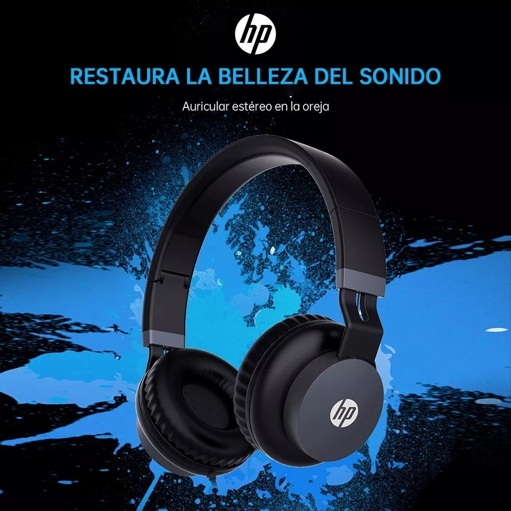 Auriculares Gamer Hp Auxiliar Plegable Cascos Microfono Trex