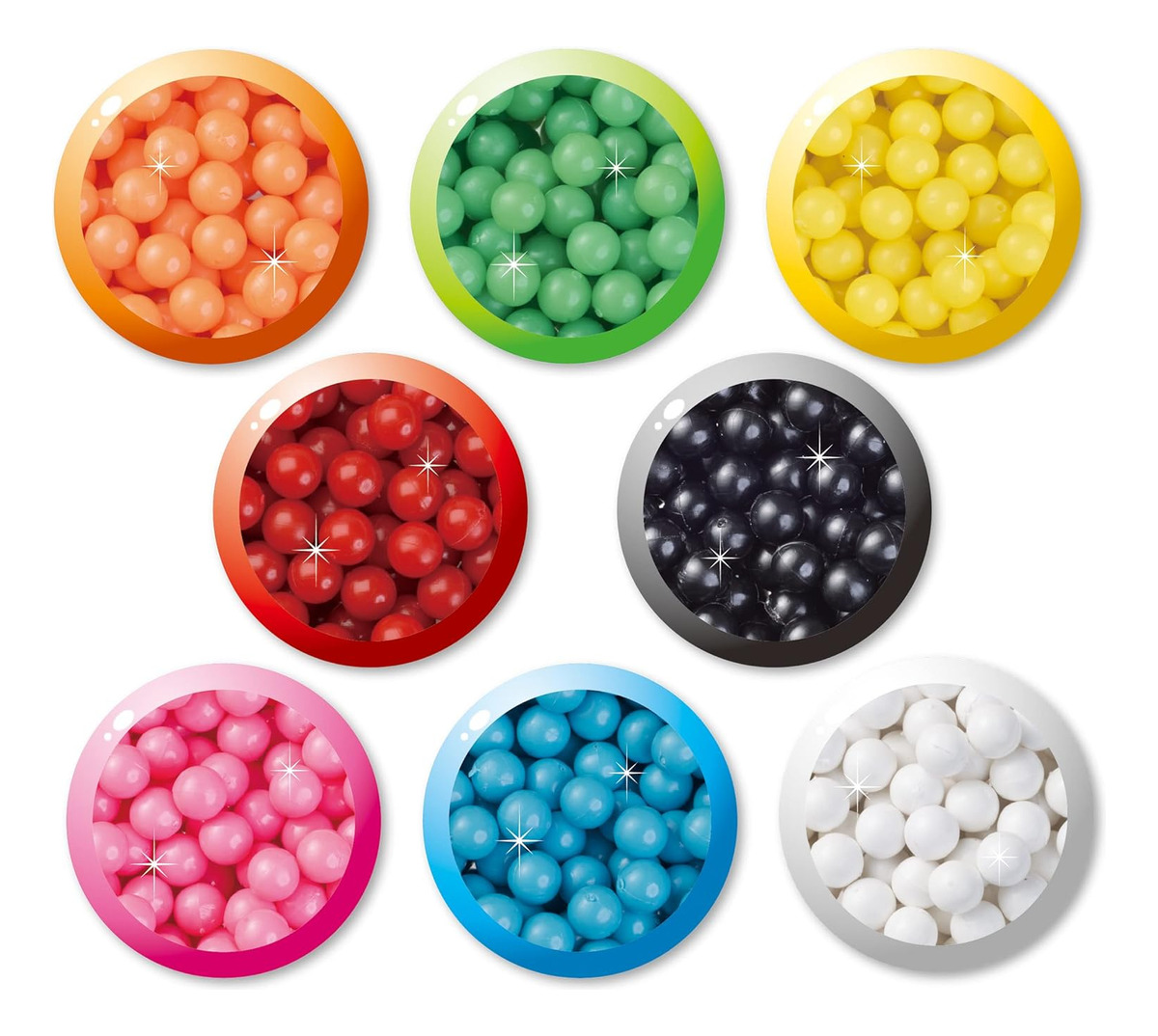Aquabeads Solid Bead Pack Repuesto 800 Perlas Juguete Trex