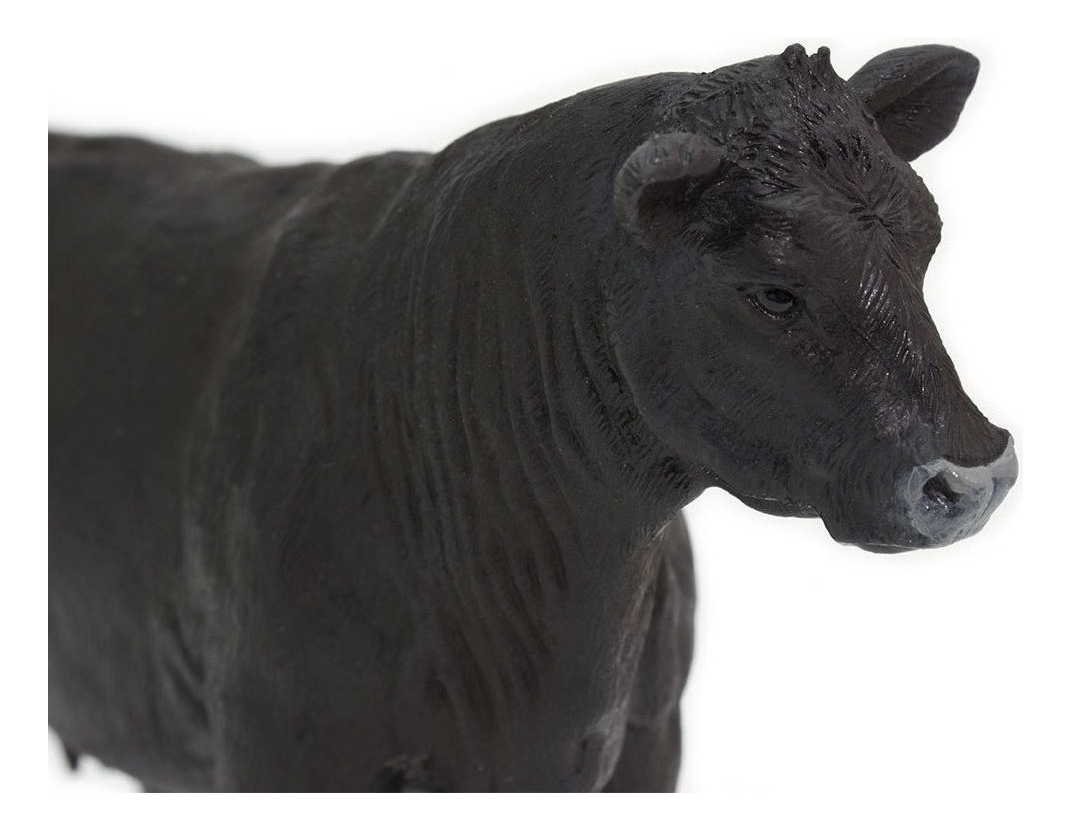 Safari Vaca Angus Vaquita Cow Granja Figura Coleccion Tx