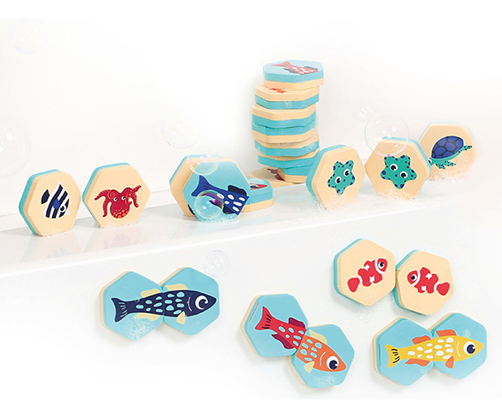 Juego Memoria Infantil Tina Baño Animales 24 Pcs Ludi Trex