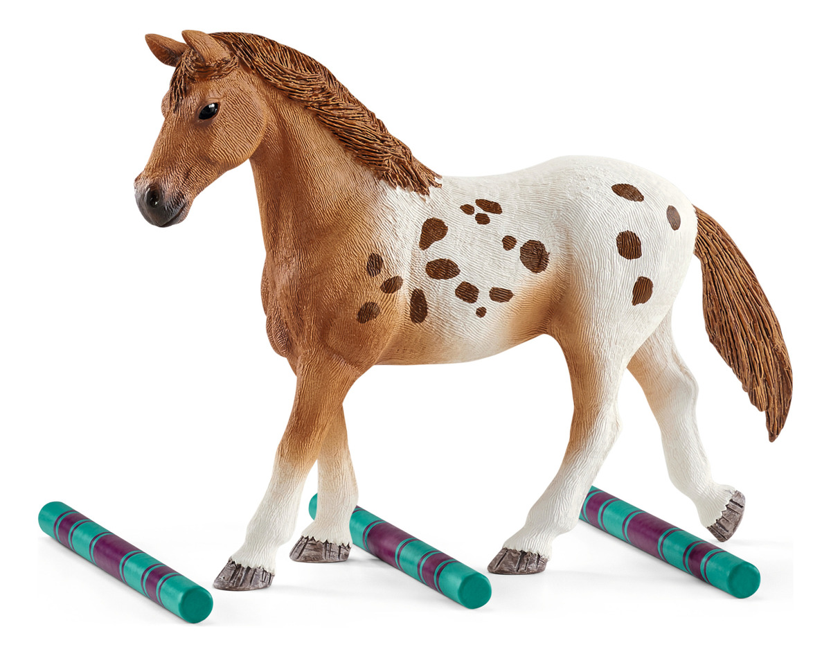 Figura Caballos + Corral +ejercicio Entrenamiento Schleich