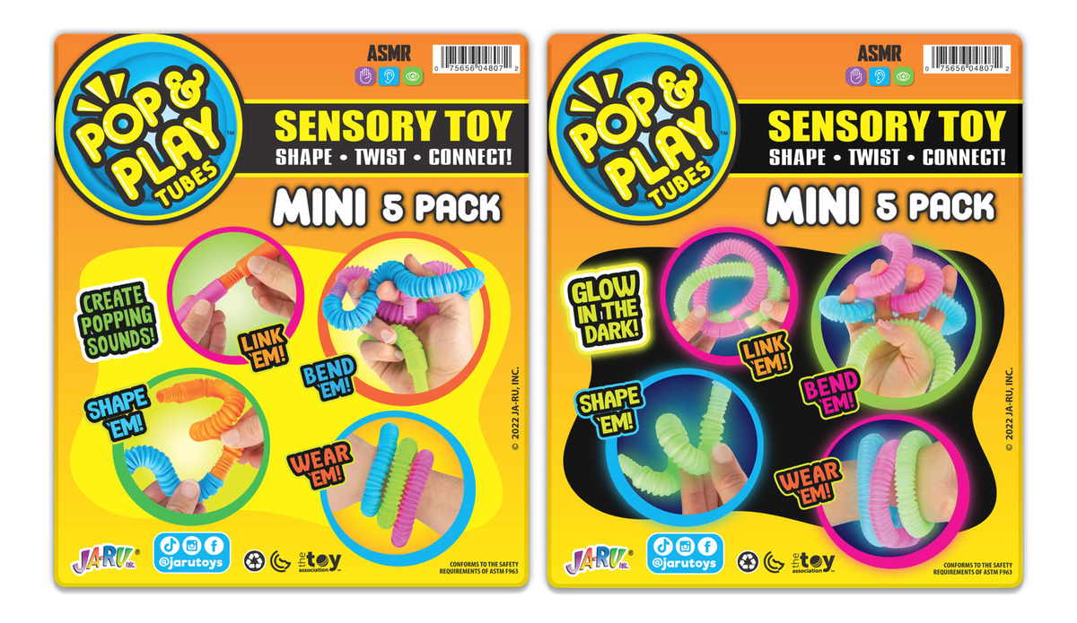 Juguete Sensorial Tubos Colores Infantil Tiktok Ja Ru Trx