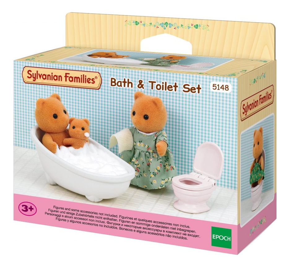 Sylvanian Families Set De Baño Y Aseo Accesorios Juguete Tx®