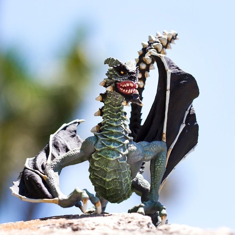 Safari Dragon Siniestro Juguete Niños Mitologia Figura Trex