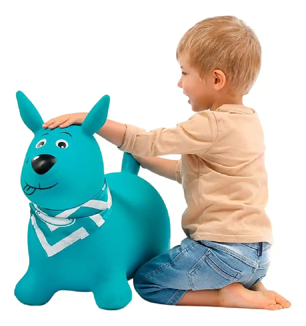 Perro Saltarin Ludi Juguete Inflable Para Saltar Y Jugar