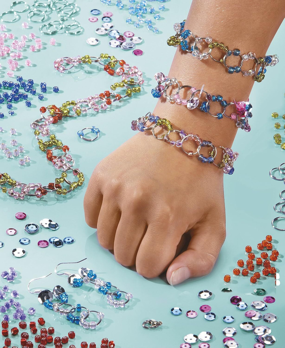 Set Manualidades Anillos Pulseras Bling Rings Totum Trex