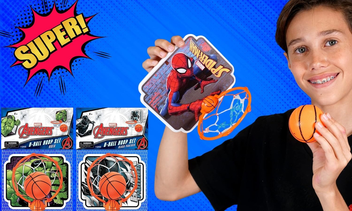 Aro Baloncesto Marvel Ja-ru Juego Deporte Niños Diversion Tx