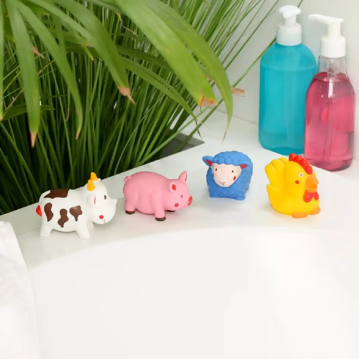 Juguete De Baño Rociadores Ludi Animales Granja Para Bebes
