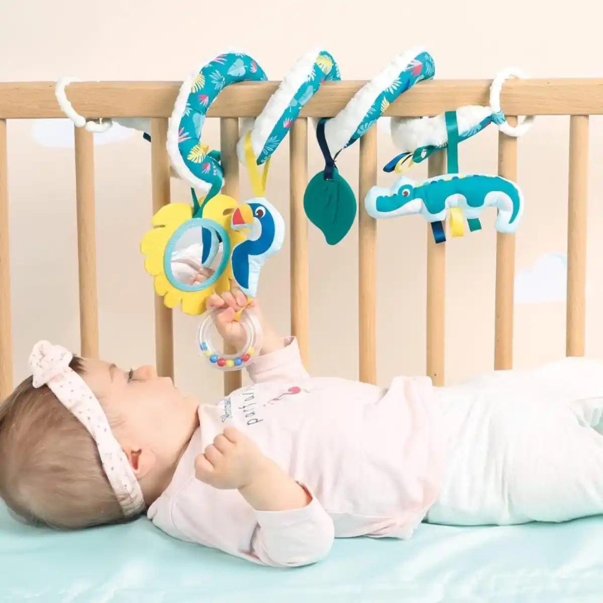 Juguete Para Bebe Espiral De Actividades De Cocodrilo Ludi