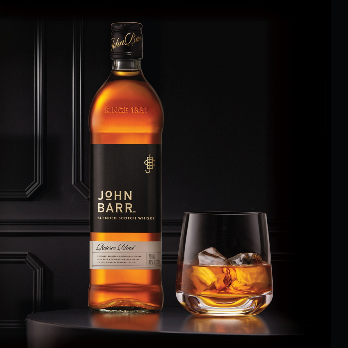 Whisky Fino De Reserva John Barr Botella 1litro Escoces Trex