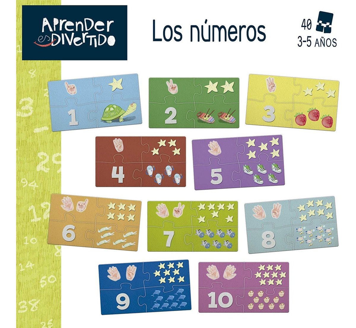 Puzzle Aprender Es Divertido Numeros Rompecabezas Educa Tx