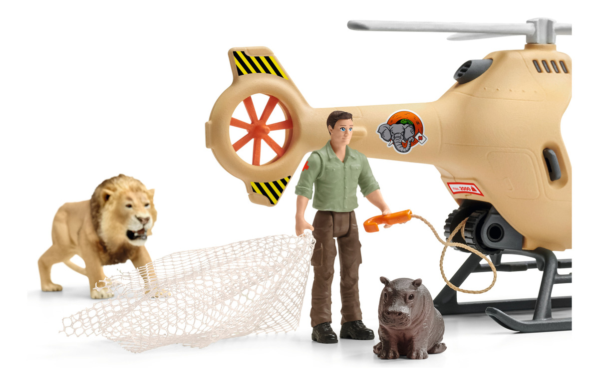 Figura Helicoptero Salvamento Animal +acc Wild Life Schleich