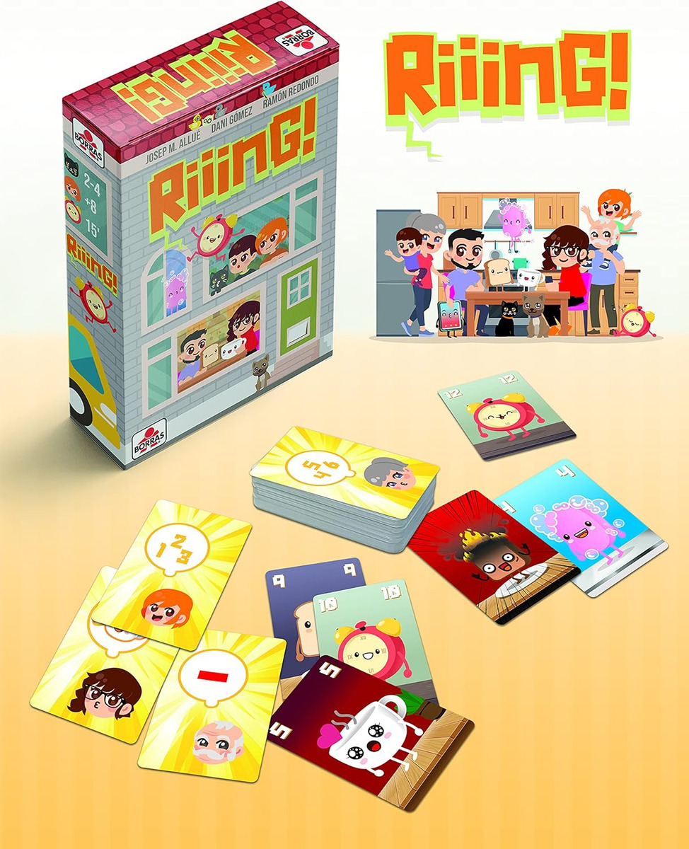 Juego Mesa Riing! Cartas Educa 96 Cartas Infantil +8 Trex