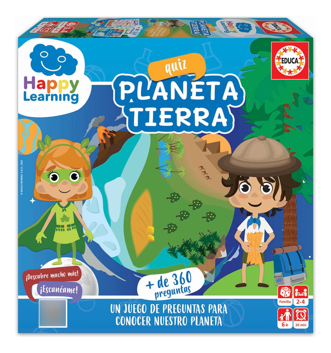 Juego Eco Sistemas Nuestro Planeta 360 Preguntas Educa Rex