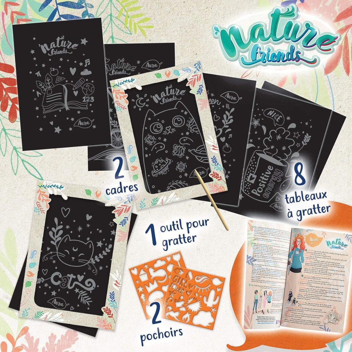 Cuadros Dibujo Multicolor Educa Scratch Art Rasca Decoracion