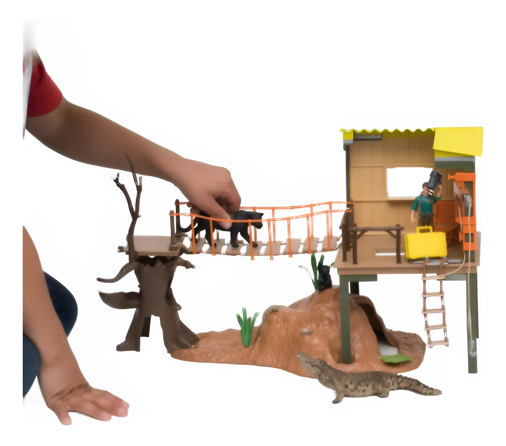 Estación Aventuras Wild Life Ranger Schleich Juguete Niño Tx