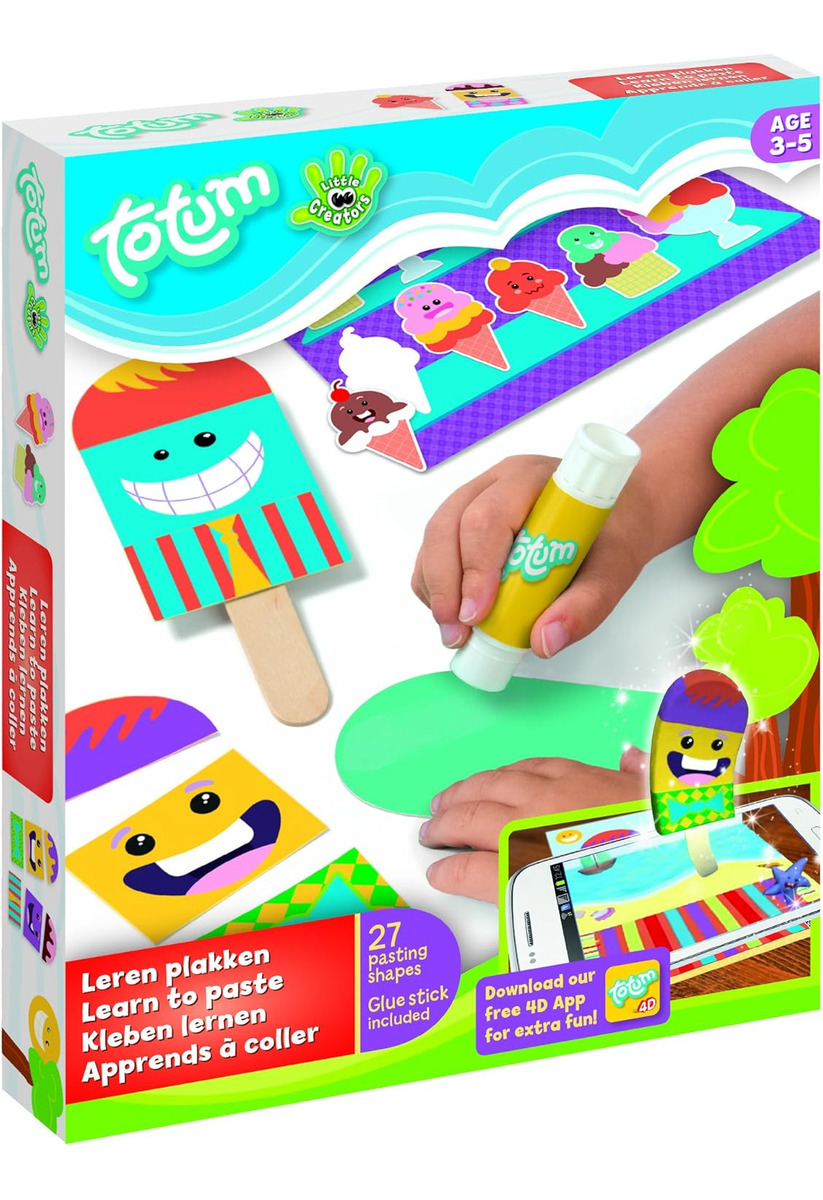 Set Manualidades Juego Aprende A Pegar Didactico Totum Trex