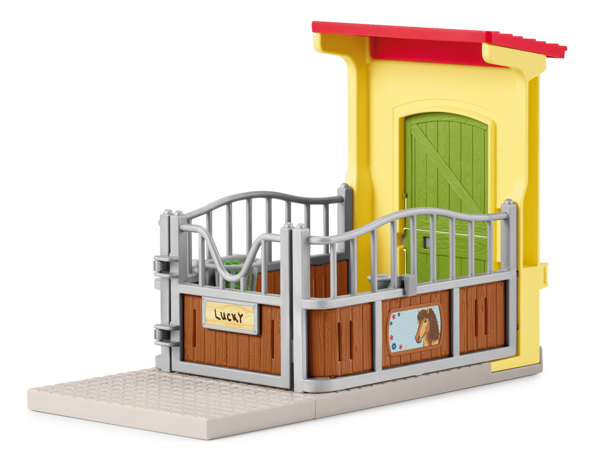 Figura Puerta Mini Establo Granja Infantil Coleccionable Trx
