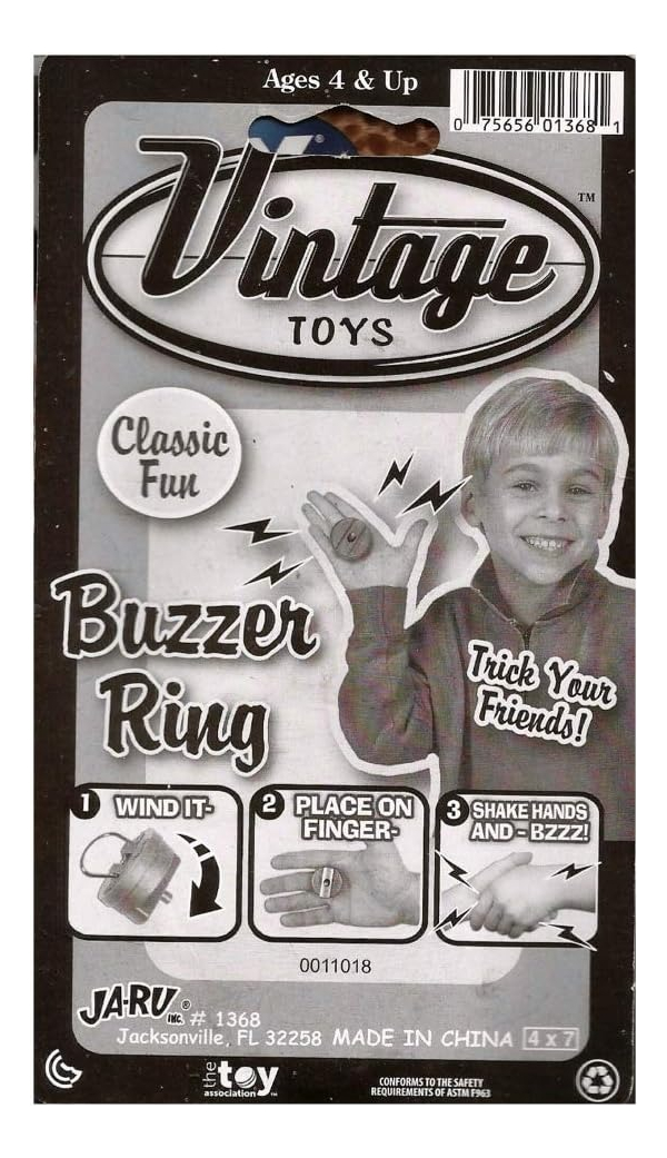 Juguete Broma Buzzer Ring Vibrador Mano Ja Ru Chasco Trex