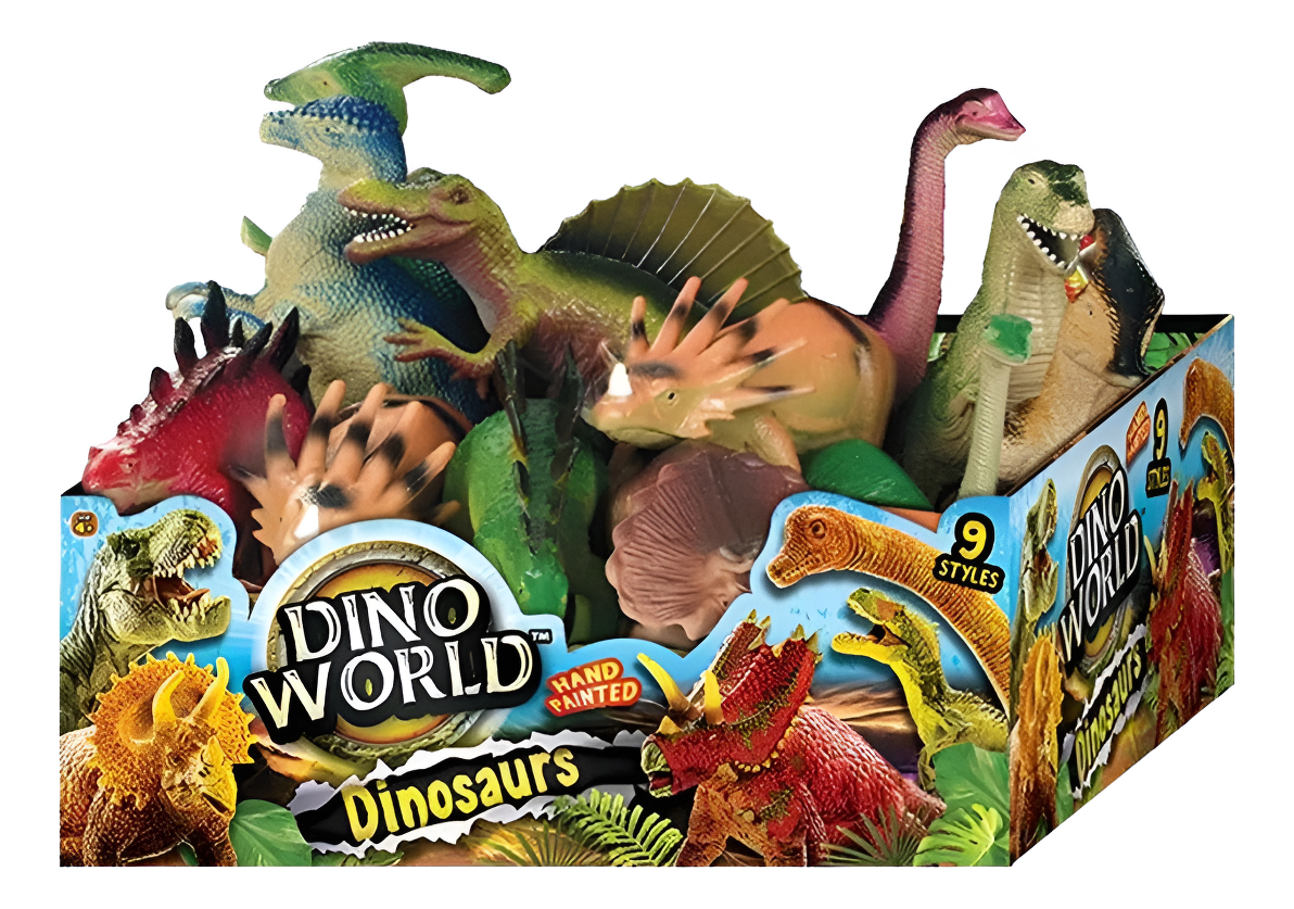 Figura Dinosaurios Infantil Coleccion Jaru T-rex Triceratops