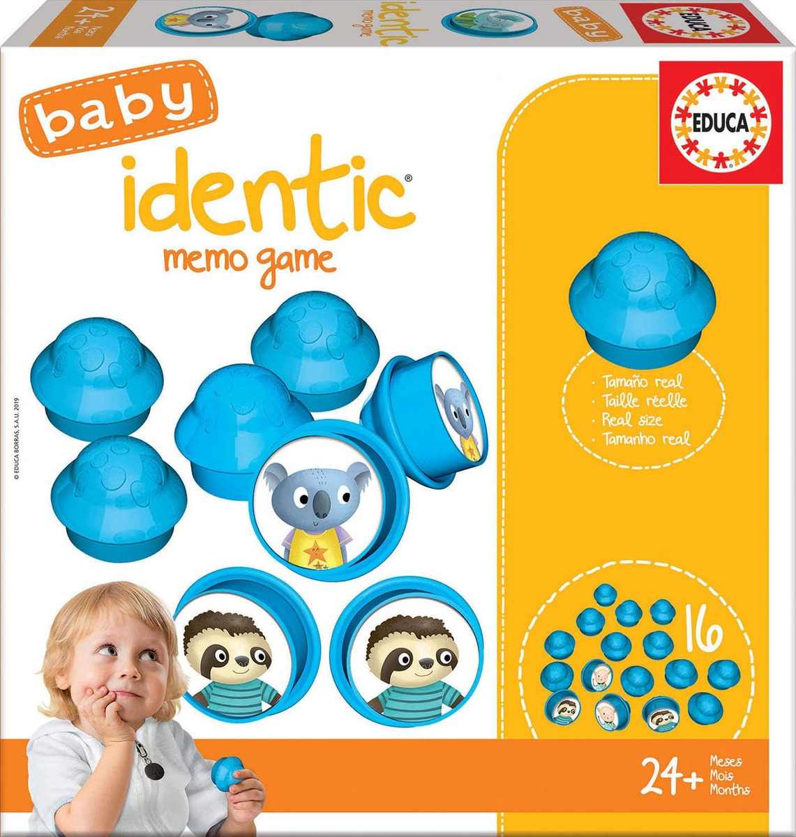 Juego Identifica Y Memoria Animales Para Bebe Educa Trex