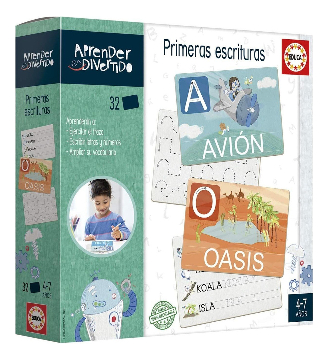 Puzzle Aprender Primeras Escrituras Rompecabezas Educa Tx