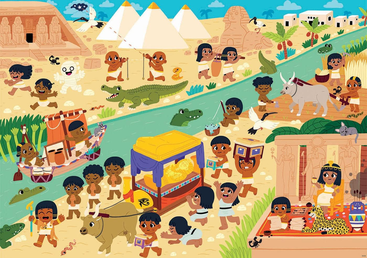 Puzzle Rompecabezas Infantil Egipto Learning 150pcs Educa Tx