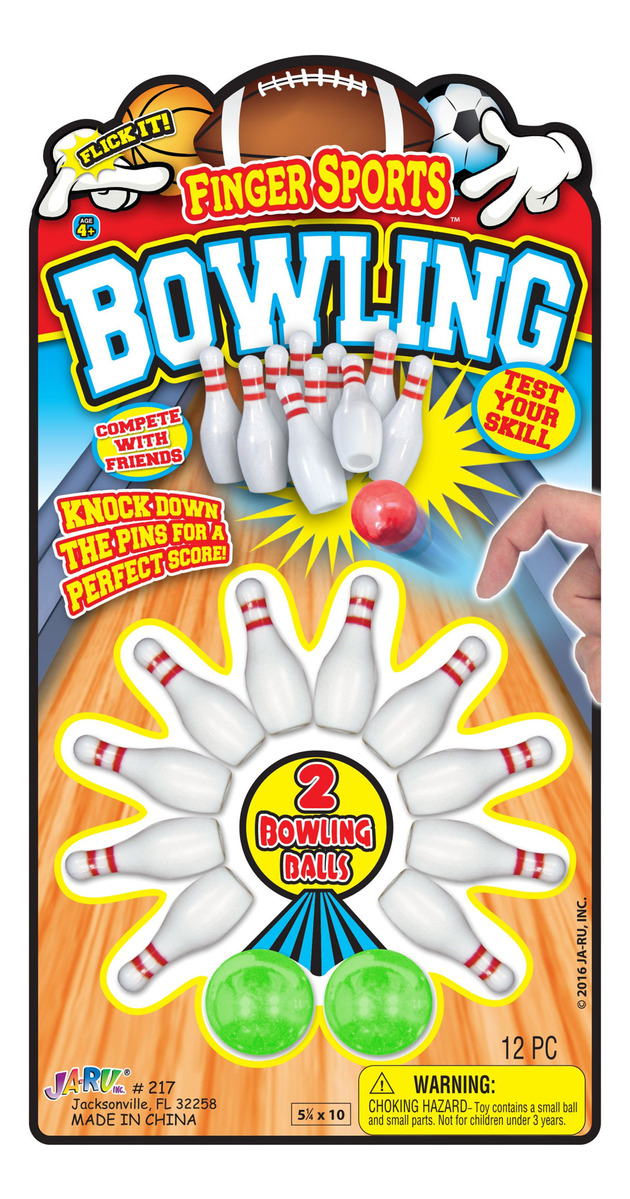 Juego Bolos Niños Bowling Juguete 10 Pinos 2 Bolas Ja Ru Trx