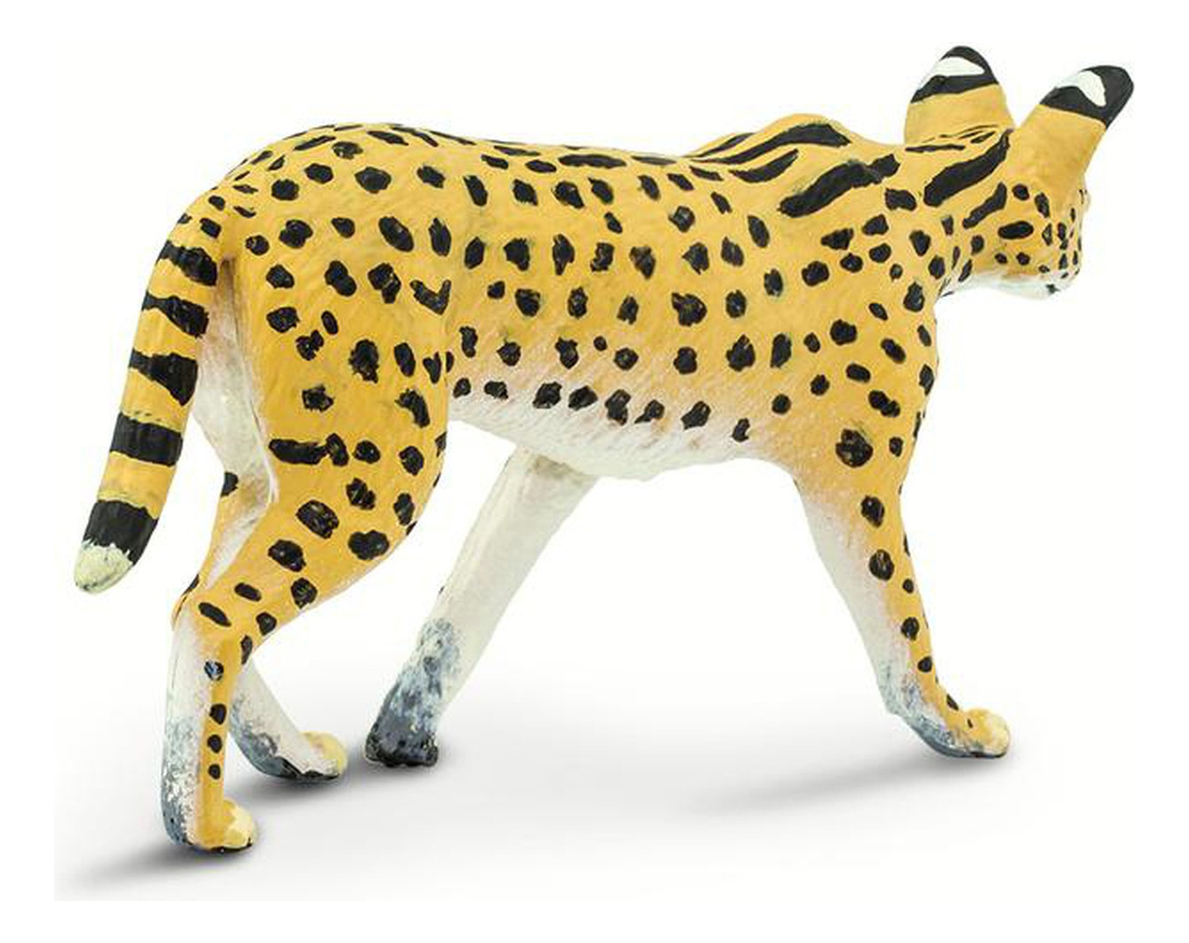 Gato Cerval Africano Safari Figura Muñeco Realista Trex
