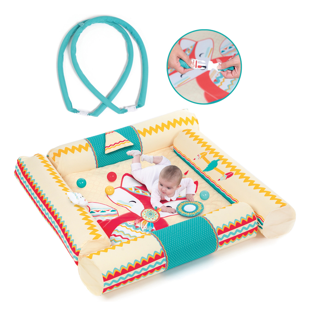 Gimnasio Bebe Alfombra Juegos Proteccion Bordes Ludi Trex
