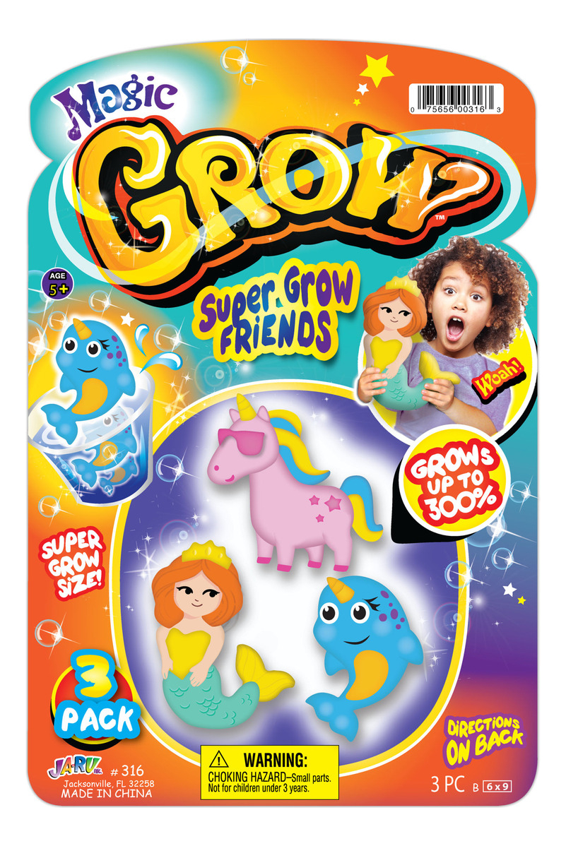 Super Amigos Crece En El Agua Hasta 300% Ja Ru Infantil Trex