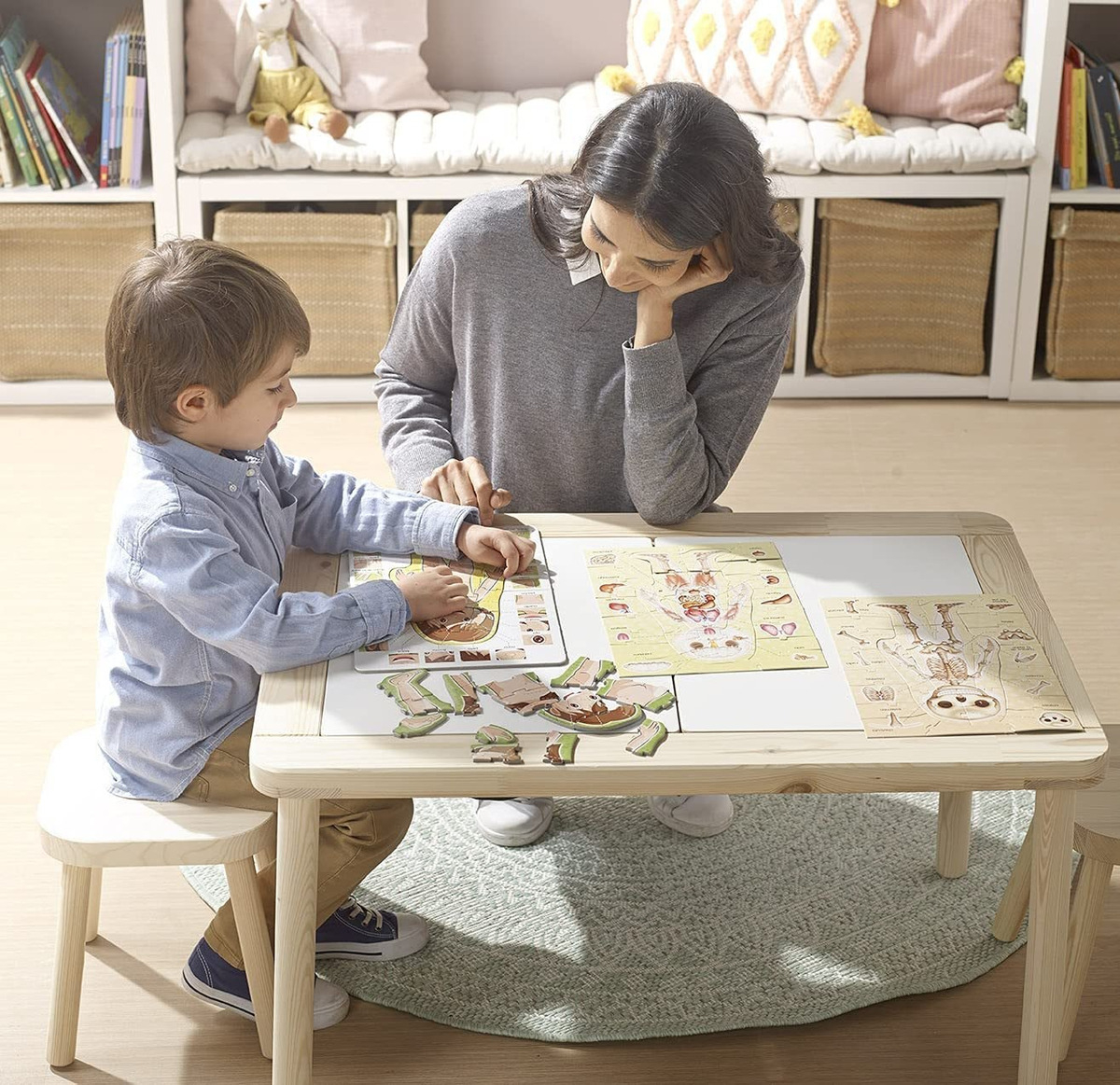 Puzzle Aprender El Cuerpo Humano Rompecabezas Educa Trex