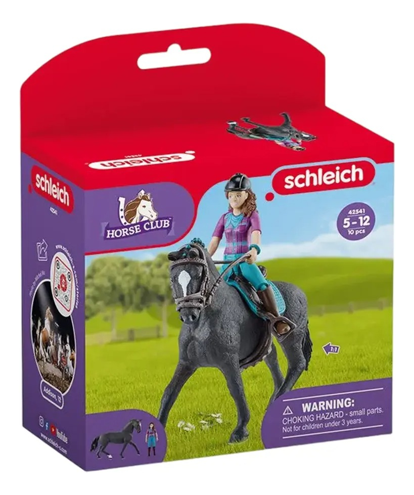 Figura Coleccionable Schleich Club Caballos Lisa Y Tormenta