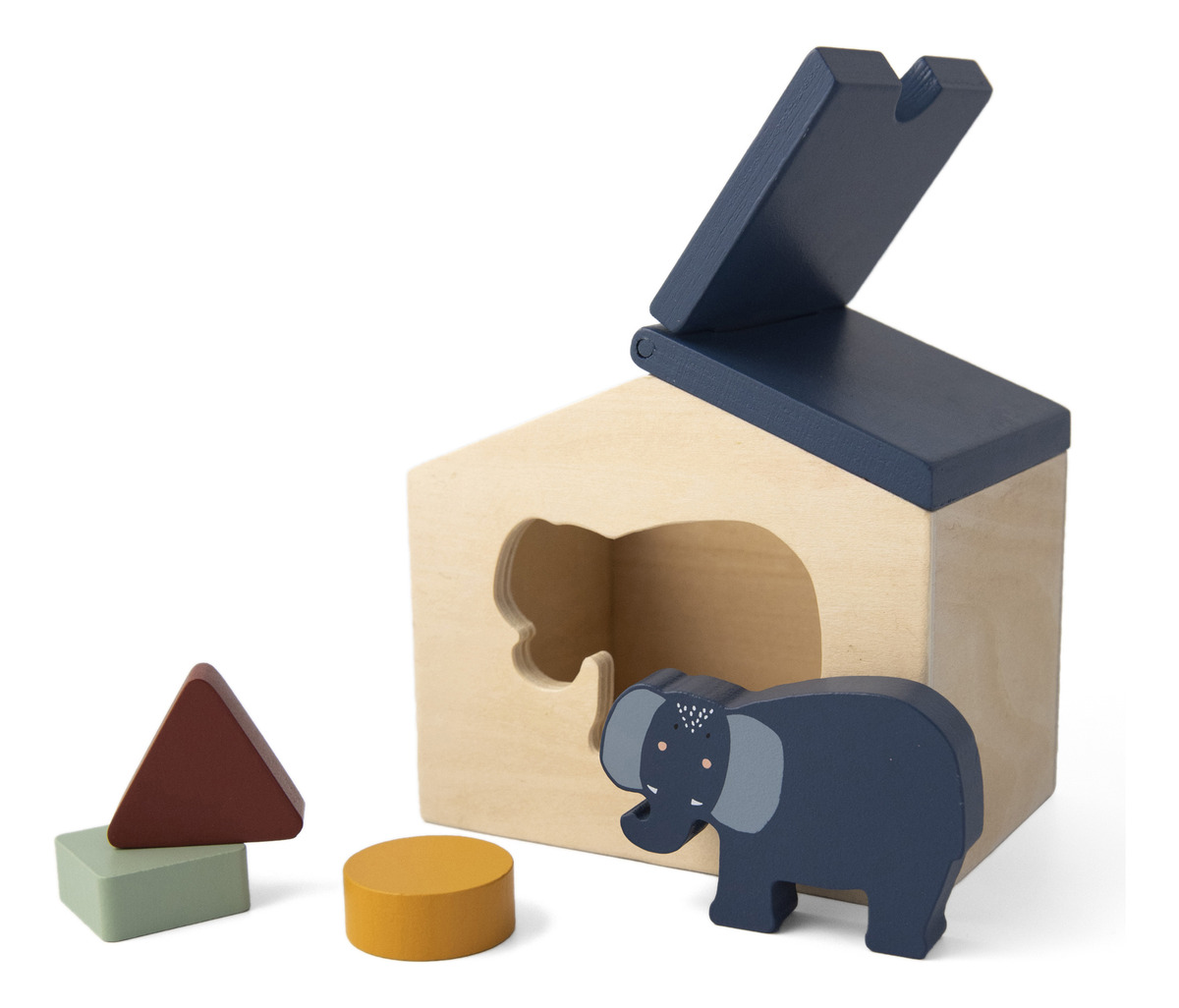 Juego Encastre Formas Casa De Aimales Trixie Infantil Trex