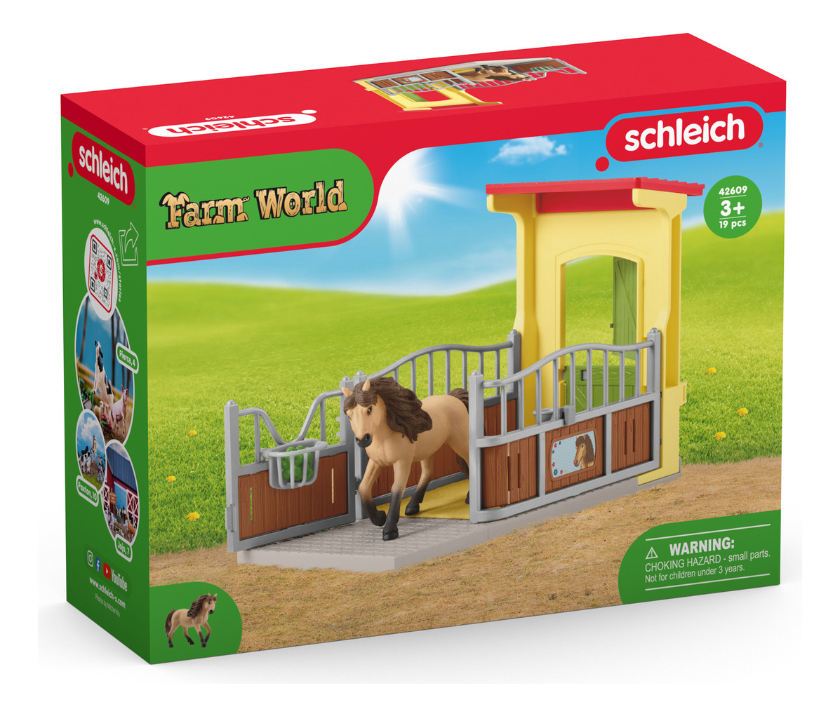 Figura Puerta Mini Establo Granja Infantil Coleccionable Trx