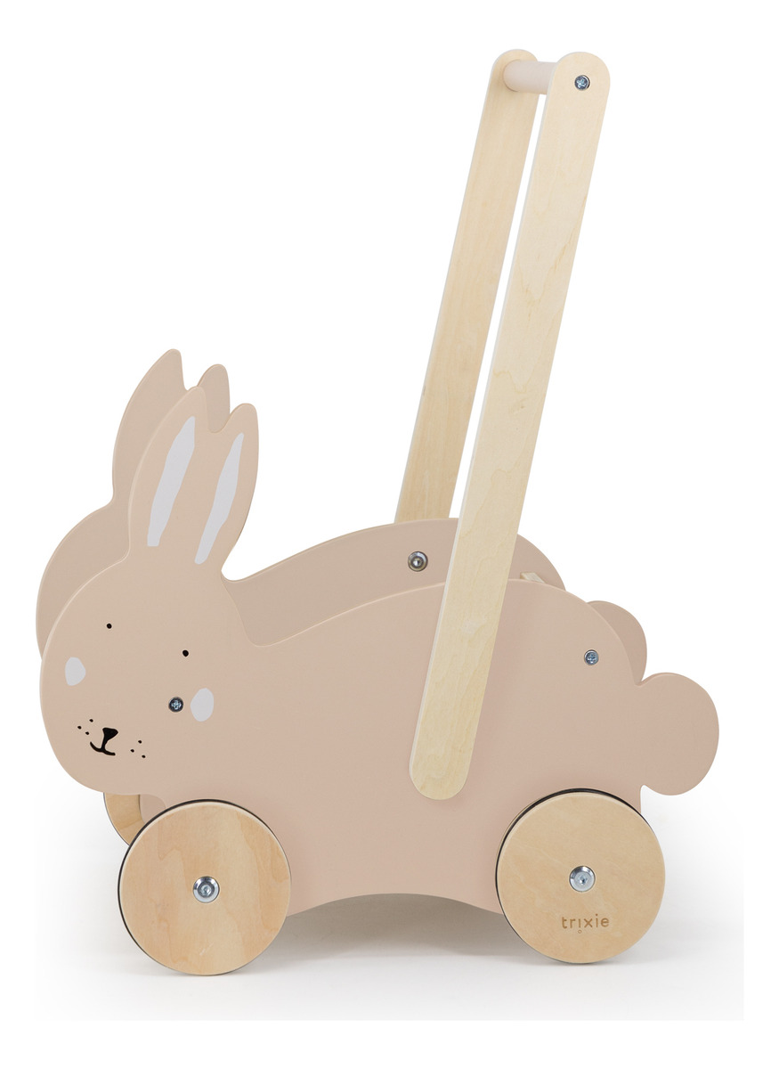 Carrito Madera Andador Infantil Animales Trixie Didactico Tx