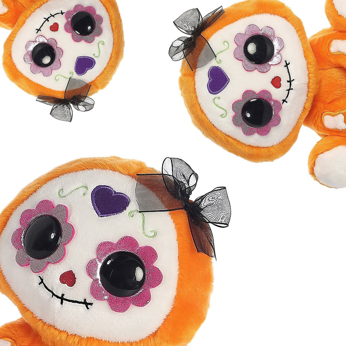 Dotd Naranja Peluche Aurora Suave Felpa Tierno Calidad Trex