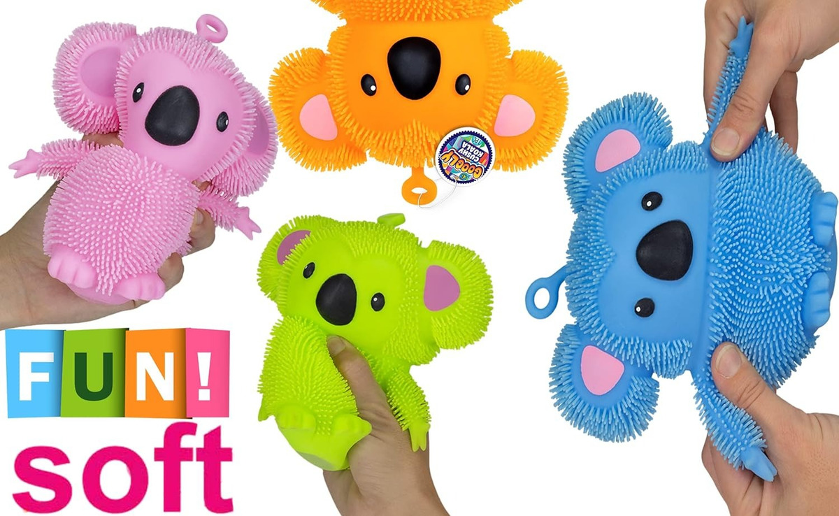 Goma Koala Ja-ru Coloridos Diviertete Estira Juega Niño Trex