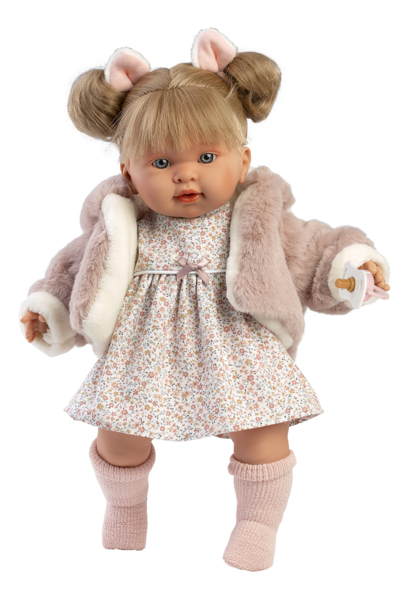 Muñeca Alexandra Bebe Realista Niña Llorona Llorens Ropa Trx