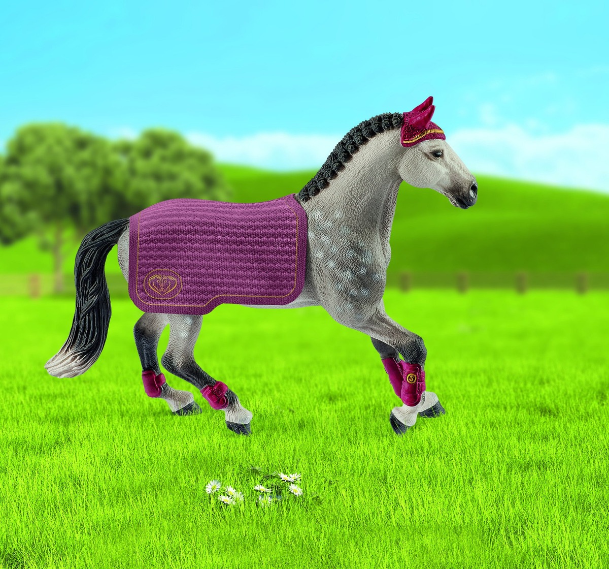 Figura Yegua Caballo Trakehner Torneo Equitación Schleich Tx
