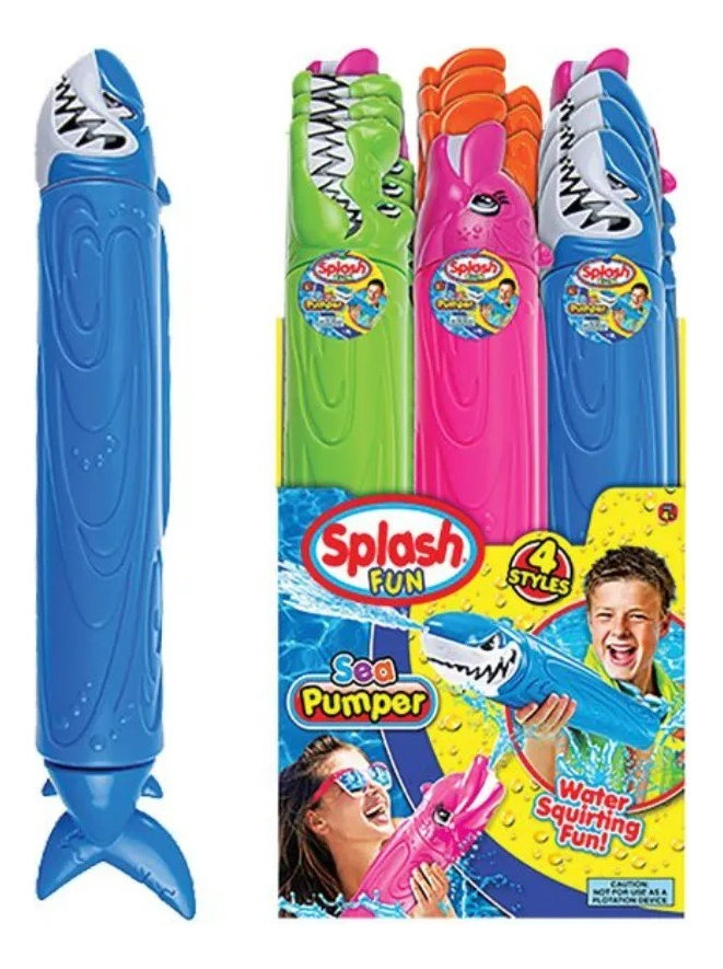 Lanzador Pistola De Agua Water Shooter Ja Ru Infantil Trex