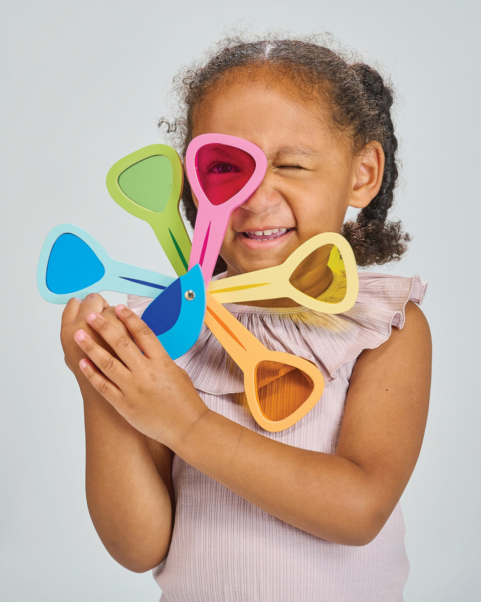 Tender Leaf Toys Pavo Real Colores Juguete Madera Niños Tx ®